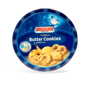 Americana Quality Premium Butter Blue Tin Cookies 454gm